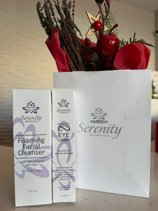 Kit Serenity Eye cream + Serenity Facial Deep Cleanser