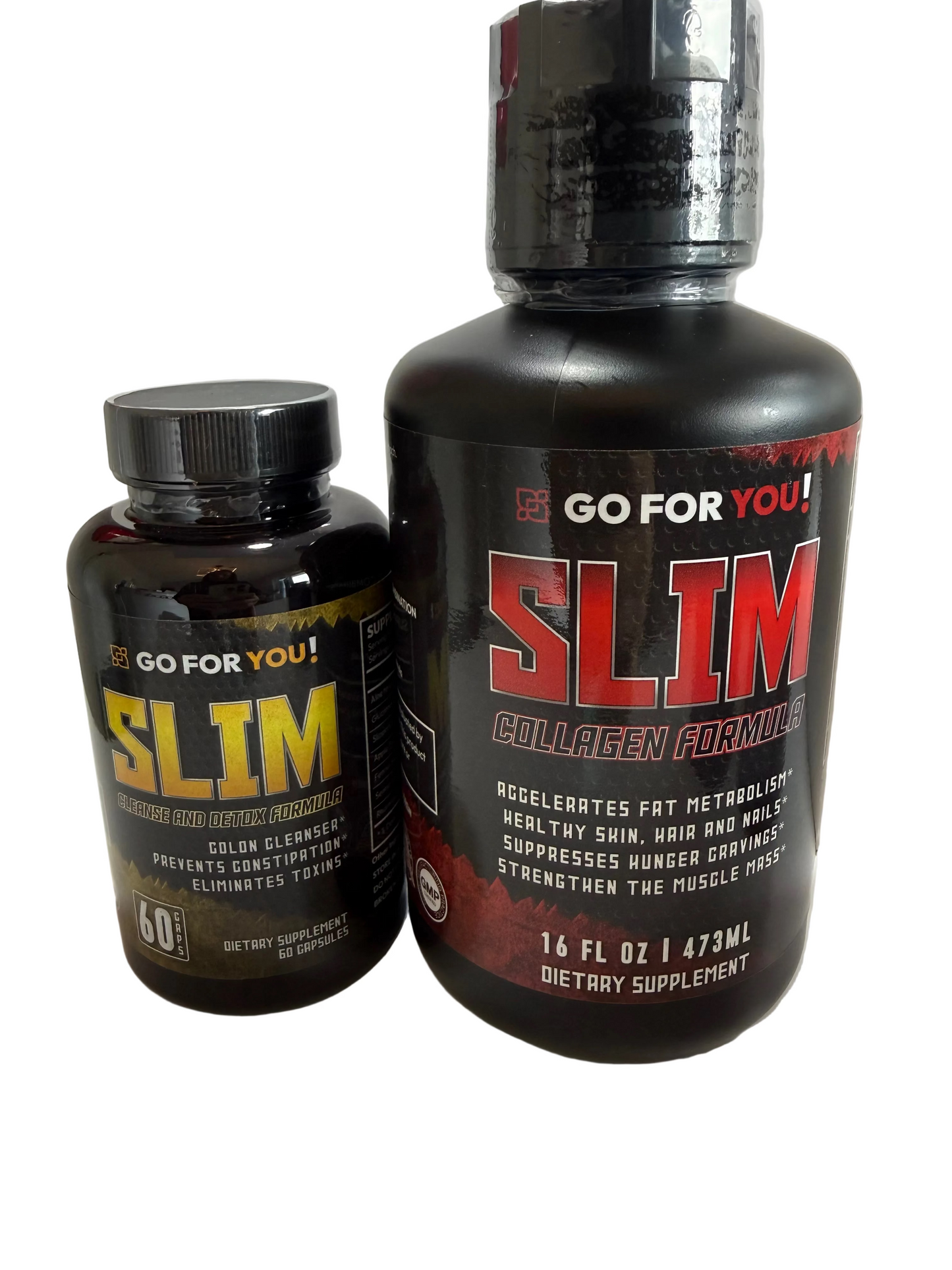 Kit Bienestar GO For You | L-Carnitina Colágeno + Suplemento Herbal